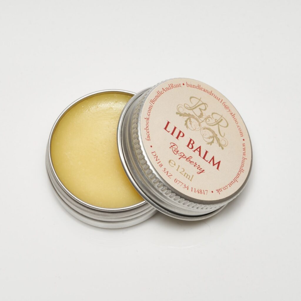 raspberry lip balm